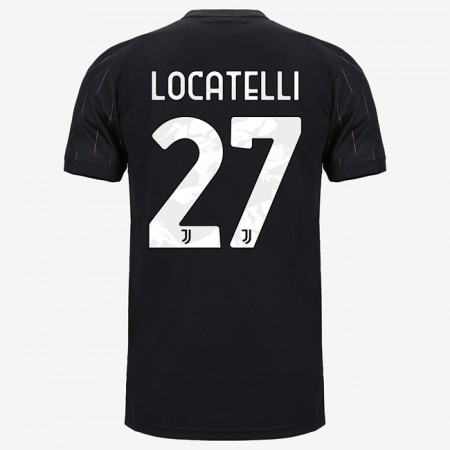 Billiga Fotbollströjor Juventus Manuel Locatelli 27 Borta tröja 2021/22 Kortärmad